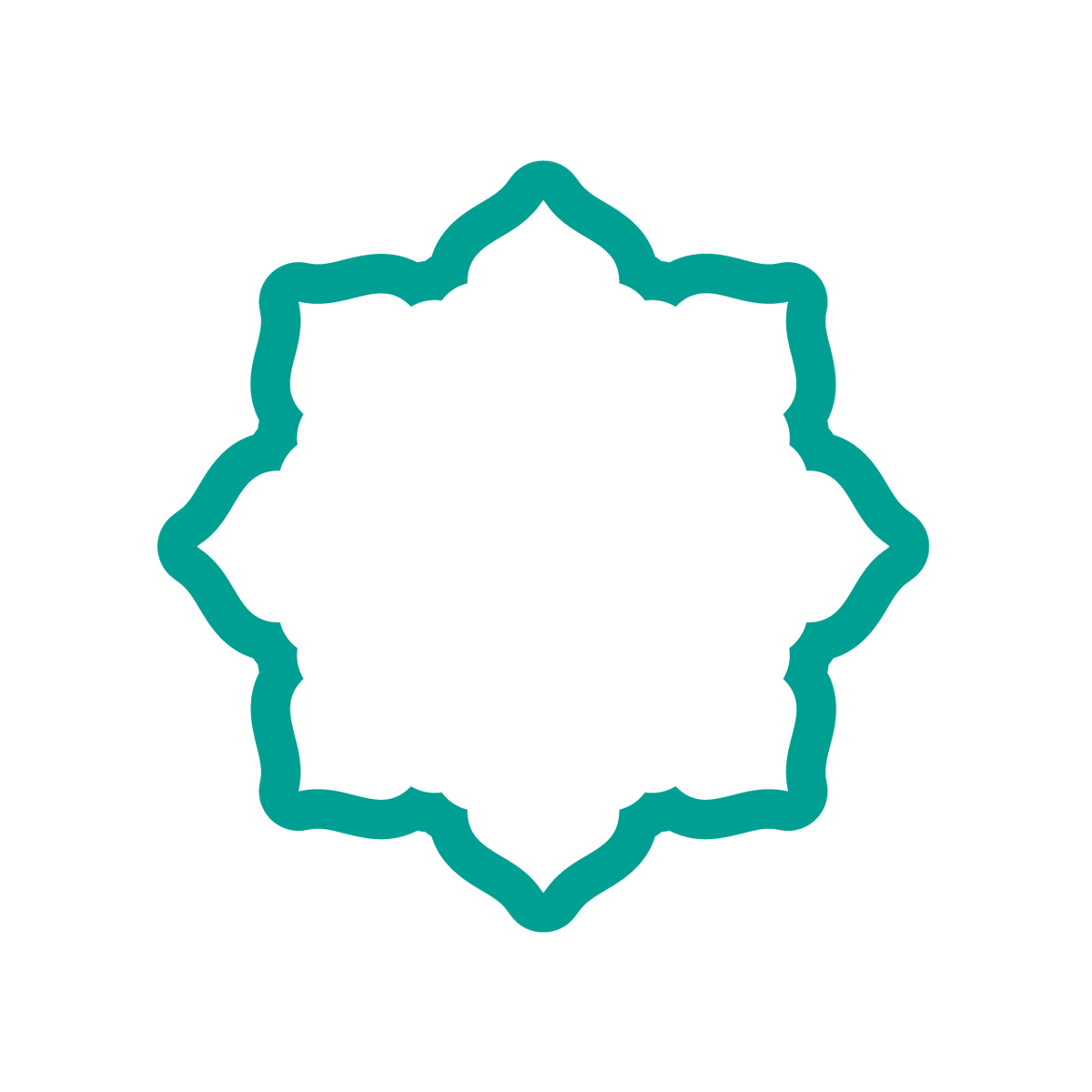 Emporte-pièce fleur orientale