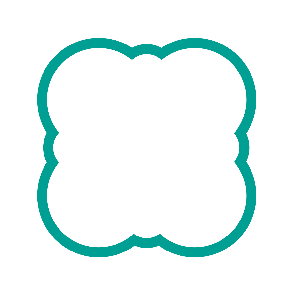 Geometric cookie cutter