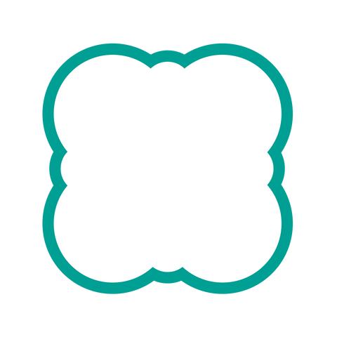 Geometric cookie cutter
