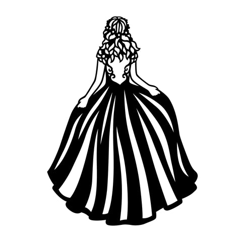 Princess dress bride