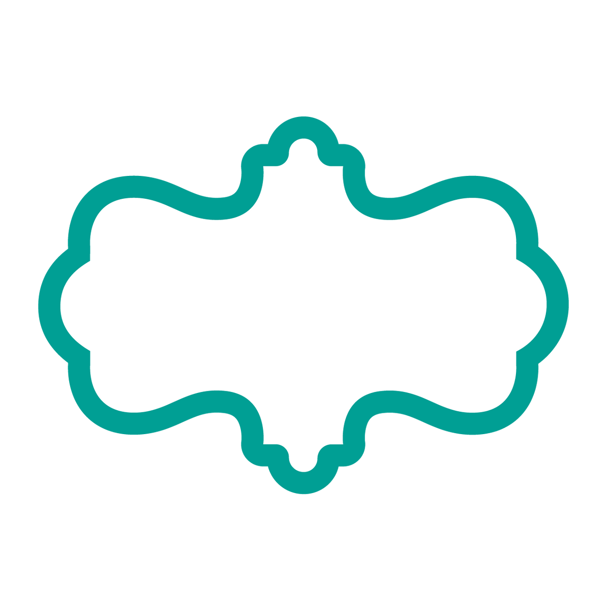 Geometric cookie cutter